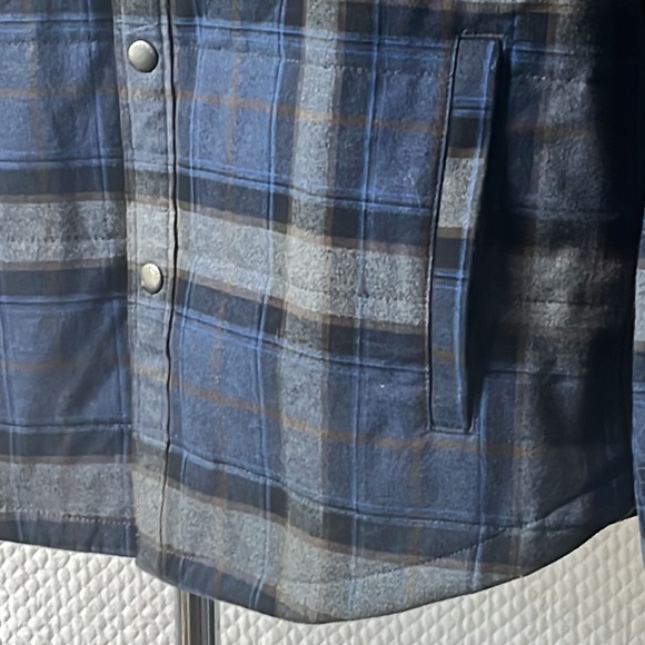 Eddie Bauer shacket jacket coat snap closure quilted - Picture 2 of 15